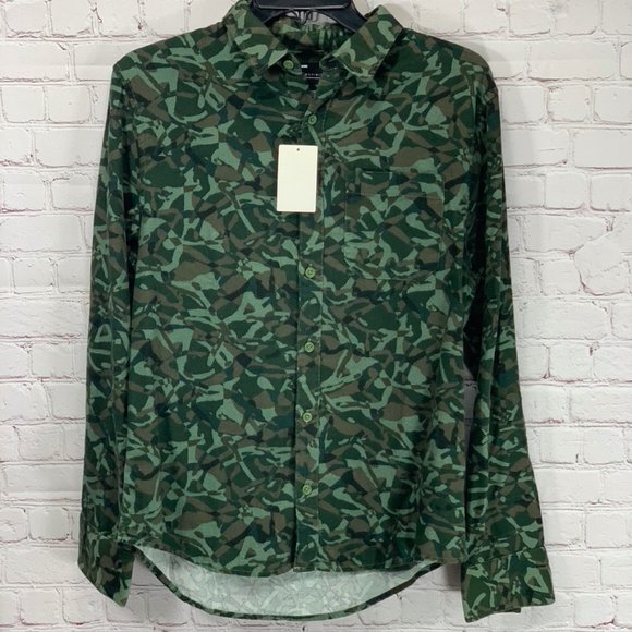 Public Opinion Other - Public Opinion Olive Shadow Long Sleeve Camo Flann